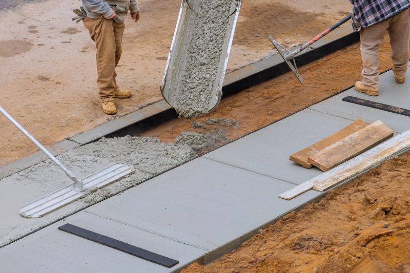 Cement Pavement Construction
