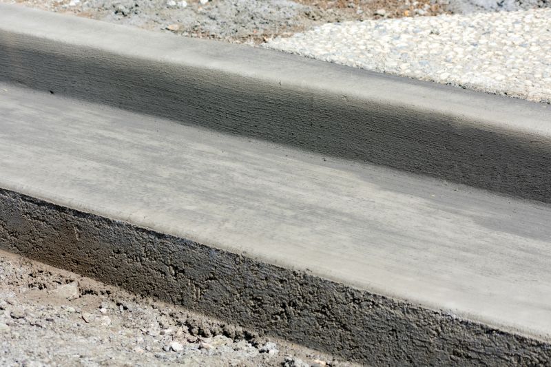 Sidewalk Curb Installation